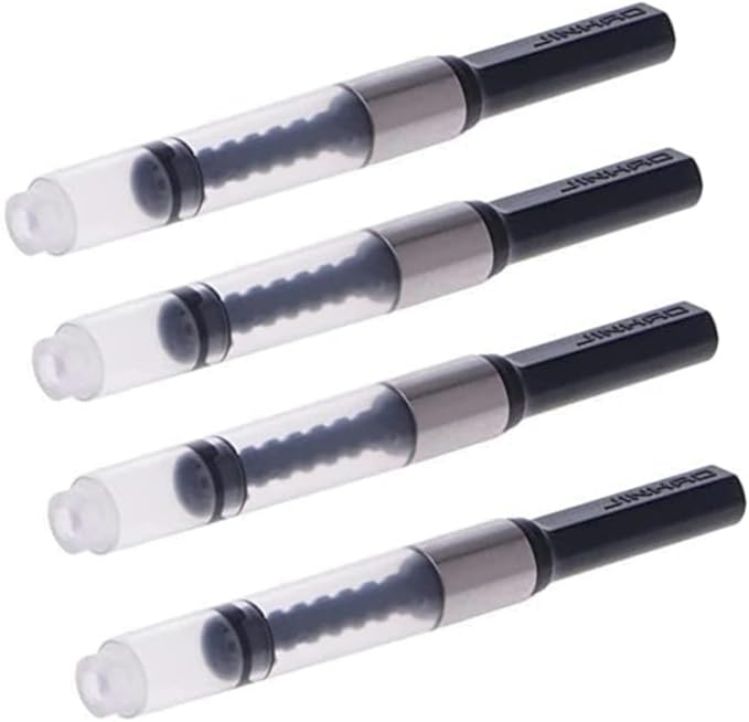 4Pcs Black Universal Fountain Pen Ink Converter Standard Push Piston Fill InkAbsorber and Deft Writing and Correction Supplies Pens and Refills Pens and Refills Writing and Correction Supplies