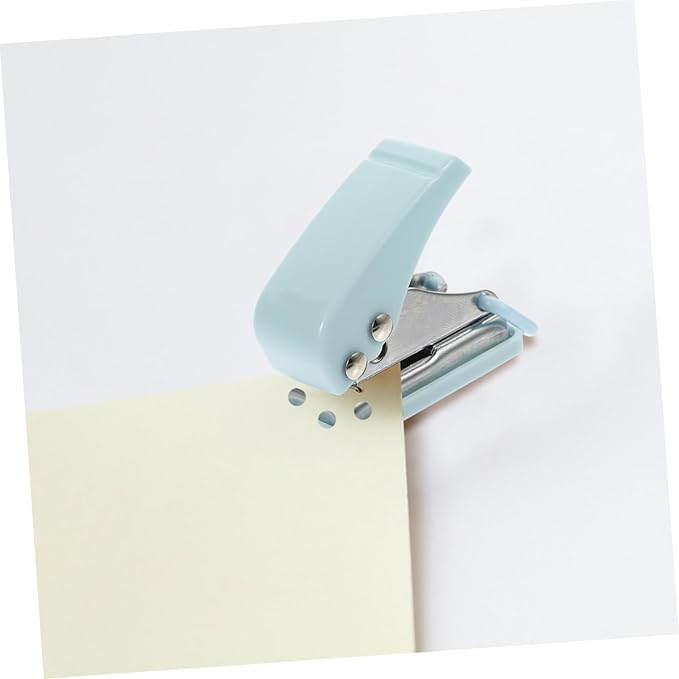 HOMSFOU Miniature Stapler Portable Office Supply Convenient Small Stapler for School Necessity and Everyday Use Stylish Design with Tail Hanging Ring