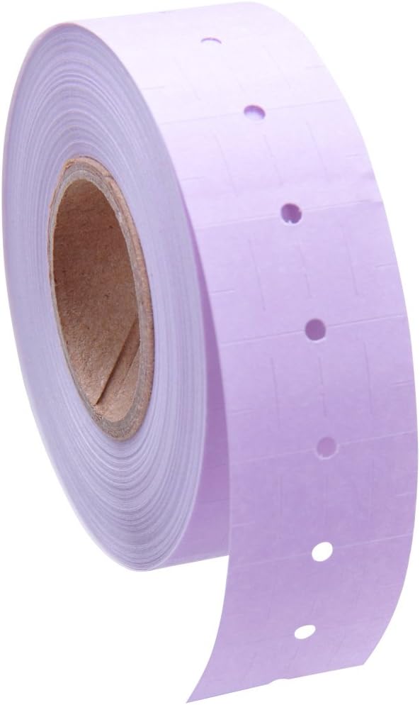 Lavender Labels to fit Motex MX5500 Price Guns 16 Pack (Free Ink roll Included)