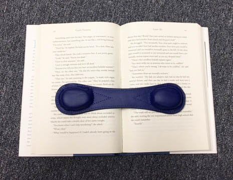 8 1/2'' Genuine Leather Weighted Bookmark