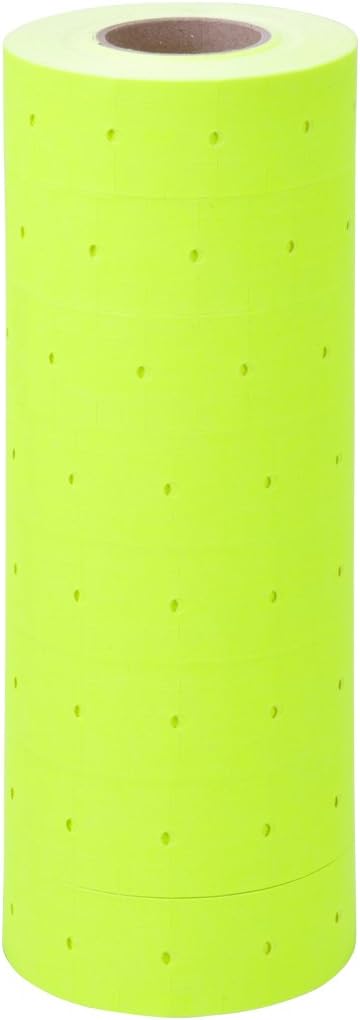 Fluorescent Chartreuse Labels to fit Towa®GL/ SpeedyMark4/ Halmark Model "L" Price Guns 16 Pack (Free Ink Roll Included)