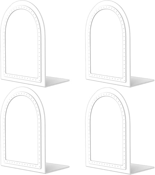 Bookends 2 Pair Bookend Metal Book Ends Universal Economy Bookends