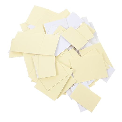 Ciieeo Waterproof Double Sided Tape Heavy 100pcs Adhesive Squares Double Sided Adhesive Pads for Hooks Mirrors Easy Removal