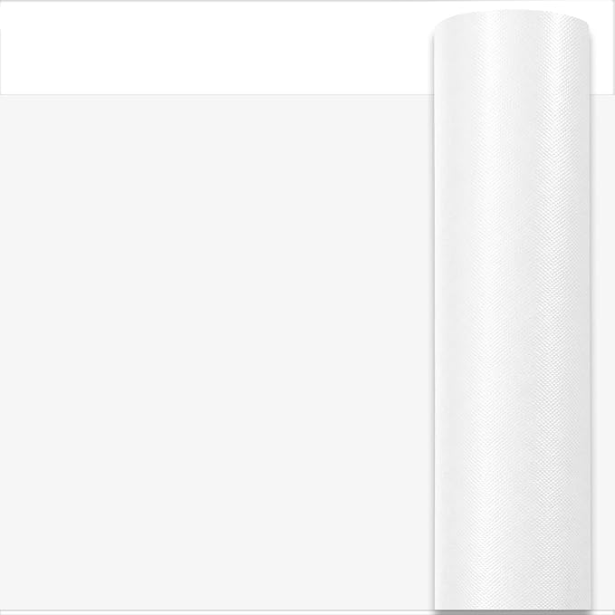 White Bulletin Board Roll Reusable Waterproof Erasable White Non-Woven Fabric Bulletin Board Roll Wrinkle Resistant Background Poster for Home School Classroom Decor Wrapping DIY Crafts 15.7" x 20ft