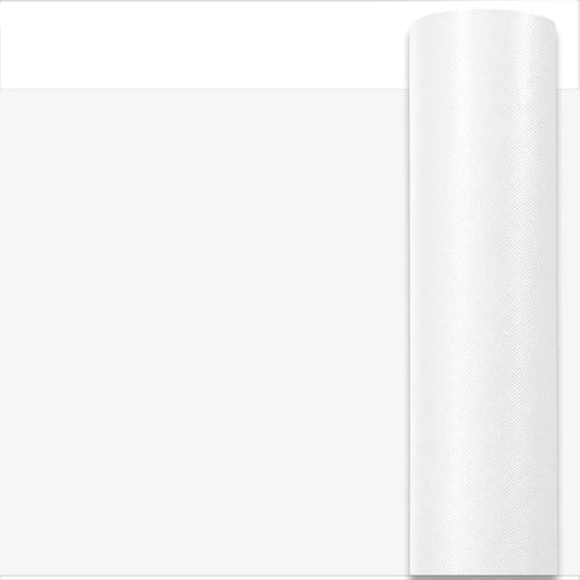 White Bulletin Board Roll Reusable Waterproof Erasable White Non-Woven Fabric Bulletin Board Roll Wrinkle Resistant Background Poster for Home School Classroom Decor Wrapping DIY Crafts 15.7" x 20ft