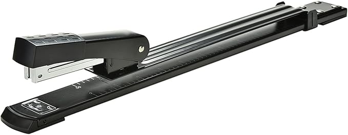 Liudan Stapler Stapler Heavy Duty Long Arm Stapler Long Reach Stapler Staples up to 20 Sheets Office Paper for Home Office Supplies Desktop Stapler