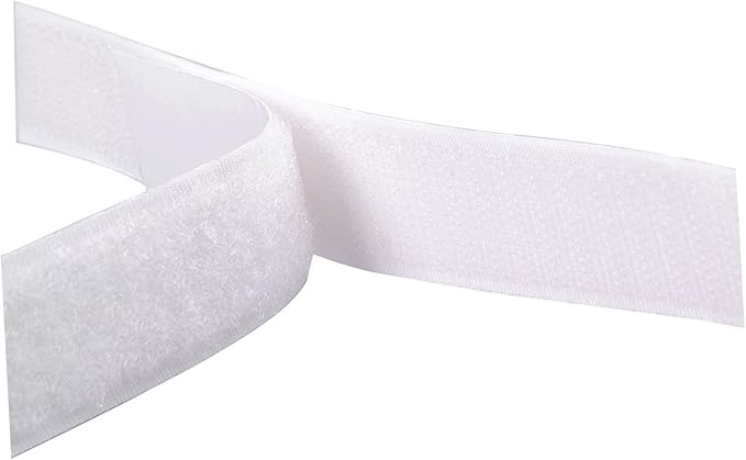 NUOBESTY Sticky Hooks Loop Adhesive Tape 2cm x 5m Durable Woven Nylon -Length Cables Electronics and Furniture