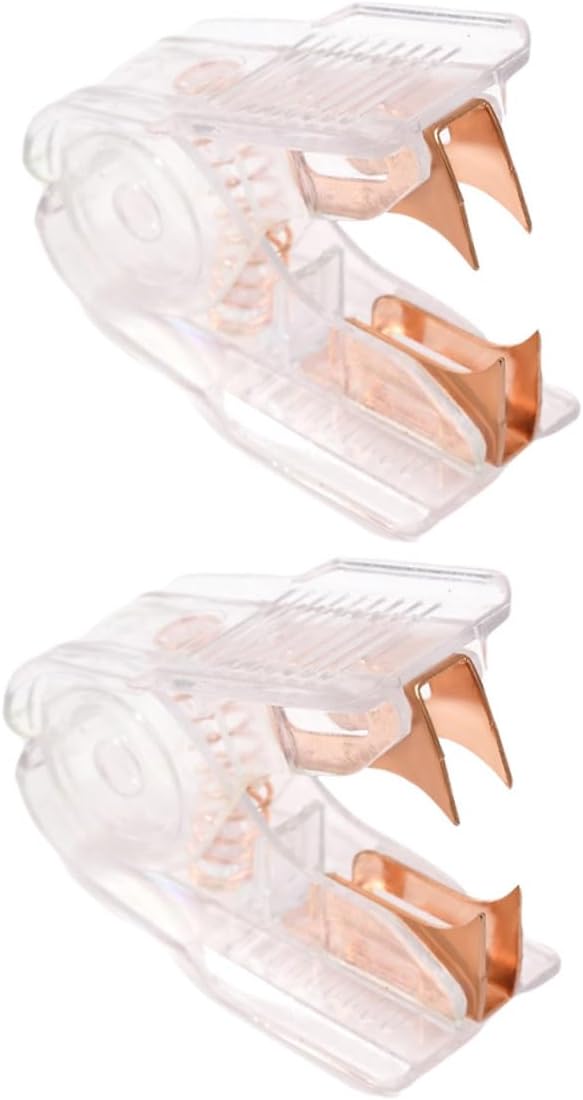 Angoily 2pcs Professional Handheld Stapler Removers Nail Pullers for Office Supplies Rose Gold Design Easy to Use
