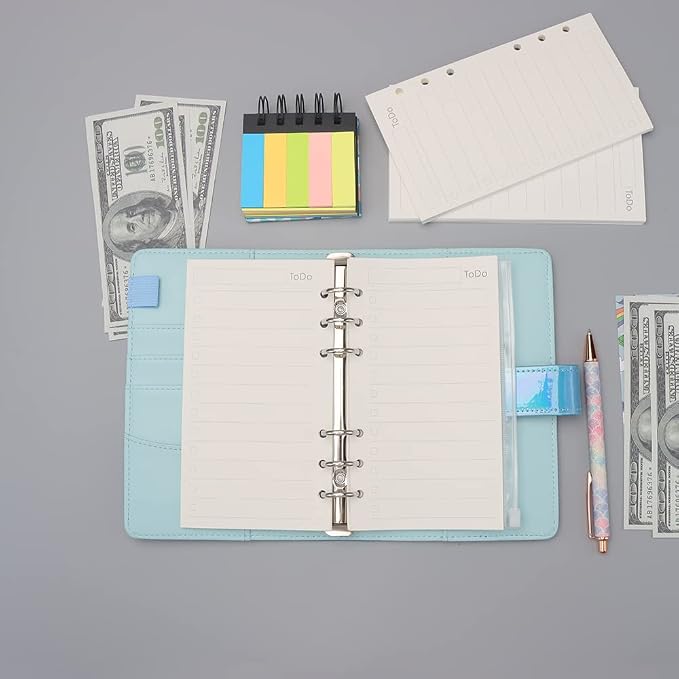 A6 To Do List Refill Paper 3 Pack Binder Inserts 6-Hole Punched Filler Paper Planner Refills, 135 Sheets/270 Pages Refillable Planner Binder Paper for A6 Planner Inserts (A6, To Do List)