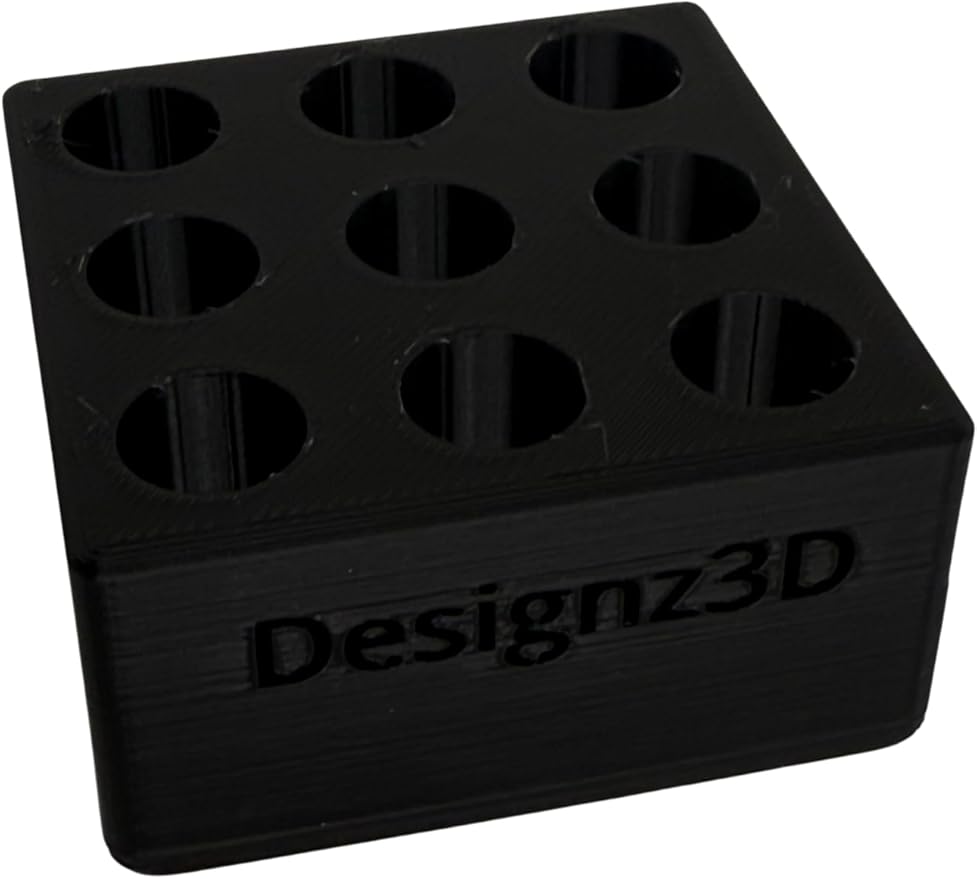 Desk Organizer for 510 Cartridges, Pens and Pencils - 9 Spaces (Black)
