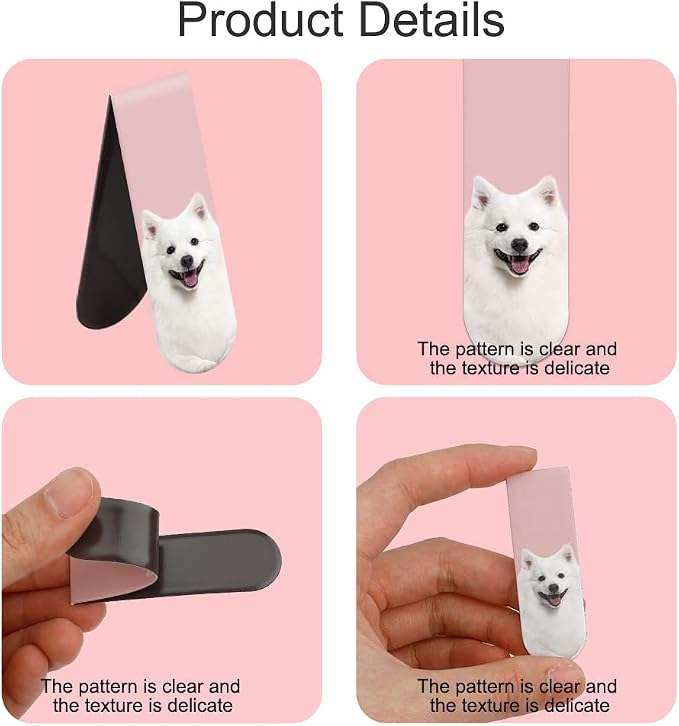 Magnetic Bookmarks - 15PCS Cute Magnet Bookmark Clips for Women, Men, Kids & Teachers - Pet Dogs Design