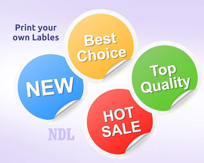 NextDayLabels 0.75 Inch Round Circle Stickers White for Bleeds Laser Inkjet - 108 Per Sheet Self-Adhesive Color Coding Inventory Labels Made in USA - 10,800 Labels