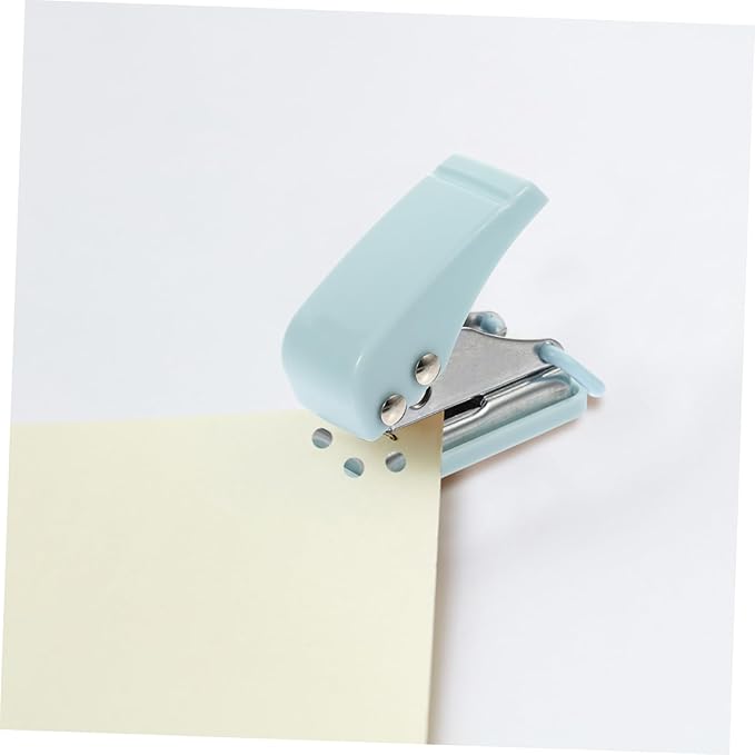 Gatuida Mini Hole Punch for School and Office Portable Small Hole Puncher Adorable Desk Accessory for Students and Teachers Compact Punch Tool for Arts and Crafts