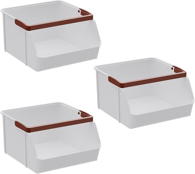 Of 3 Desktop Organizers Box Large Capacity Storage Container for Offices Supplies Desk Organization Tool Presentation Storage Box
