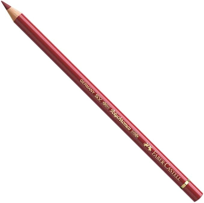 Faber-Castell Polychromos Artists' Single Pencil - Colour 217 Middle Cadmium Red
