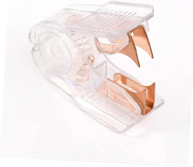 Angoily 2pcs Professional Handheld Stapler Removers Nail Pullers for Office Supplies Rose Gold Design Easy to Use