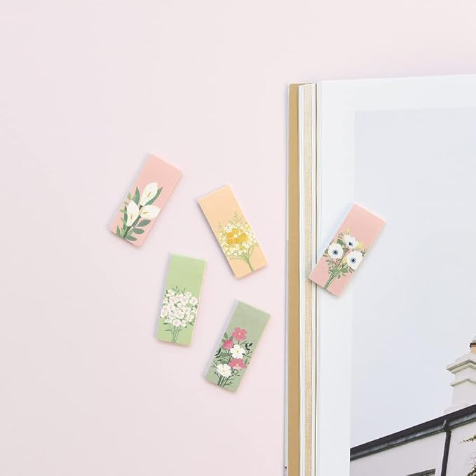 Monolike Magnetic Bookmarks Flower for You ver.1 + ver.2, 10 Pieces