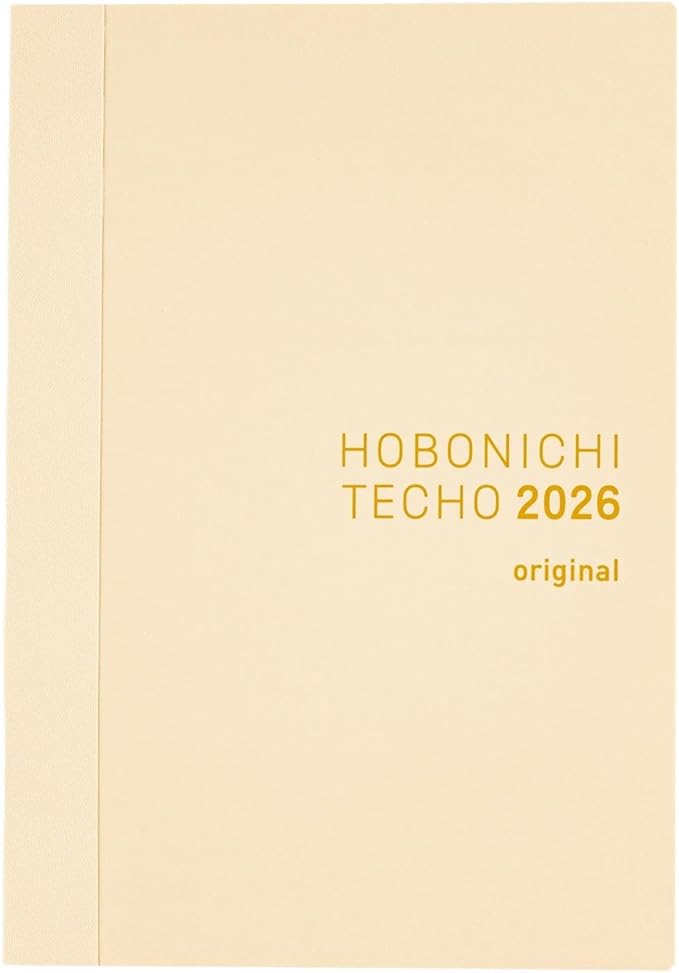 Hobonichi Techo 2026 Original Book – A6, English, Daily, January Start, Monday Start, Planner
