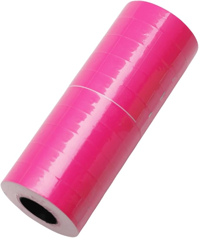 10 Rolls Labels Paper Suitable for MX-6600, MX-6602, YH-689 Price tag 2-line Marking Gun Pricemarker Labels (Without Gun ）