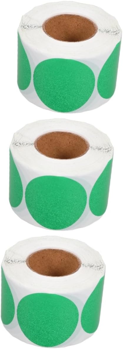 KALLORY 3rolls Printable Sticker Labels Self-Adhesive Thermal Printer Stickers Labels Inventory Organizing and to Use and Printing
