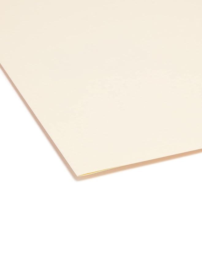 Smead File Folder with Product Protection, 1/3-Cut Tab, Assorted Positions, Legal Size, Manila, 100 per Box (15338)