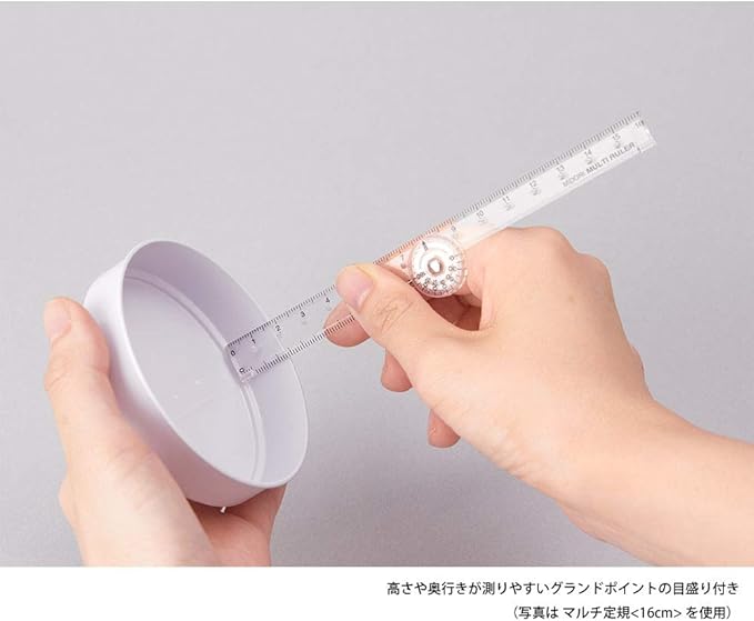 DESIGNPHIL 42266006 Multi Ruler, 11.8 inches (30 cm), Transparent