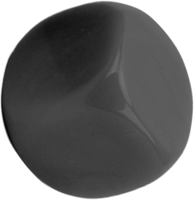 Drfeify Creative Crafts 30pcs in Established for DIY Projects and Educational Purposes, DICADOS of Plastic 6 Sides for Activities in The Classroom (Black)