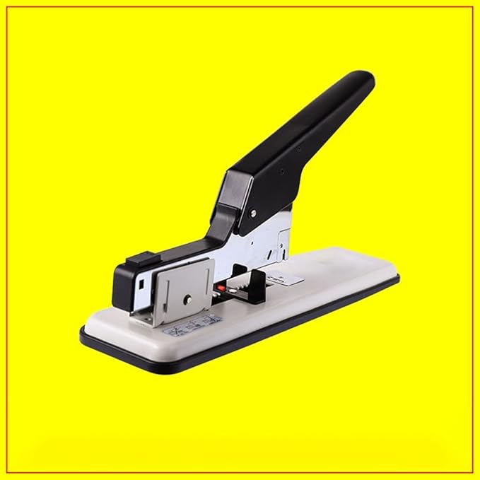 KUYWLMKMZZ Desk Stapler Heavy Duty Stapler Durable Thick Layer Stapler 100 Pages Capacity Suitable for Office Document Binding and Finishing School Supplies (Color : A)