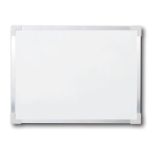 Flipside Products 17641 36" x 48" White Aluminum Framed Dry Erase Board