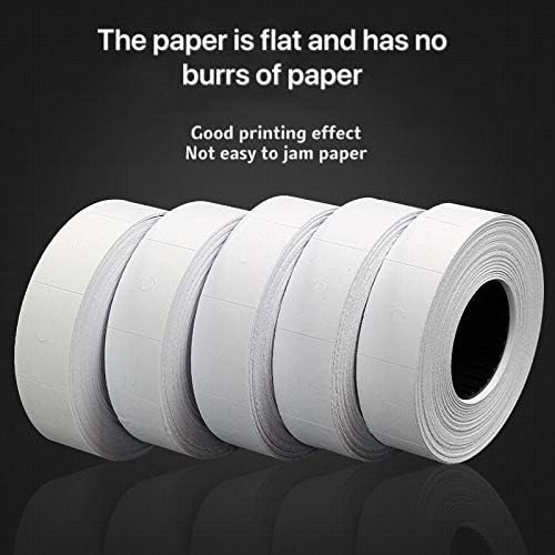 MX-6600 10 Digits 2 Lines Price tag Gun Labeler with 3 Rolls Double Line Price Label Paper for Office, Retail Shop, Grocery Store, Organization Marking, Color Random, 10 × 6.5 × 2 inches