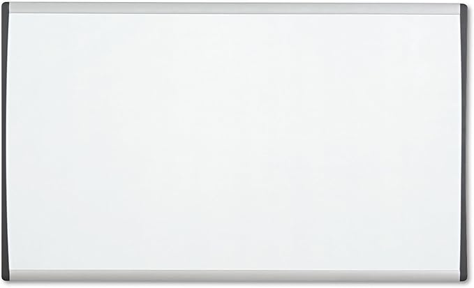 Quartet Dry Erase Board, Magnetic, 24" x 14", Whiteboard, Cubicle, Arc, Aluminum Frame (ARC2414)