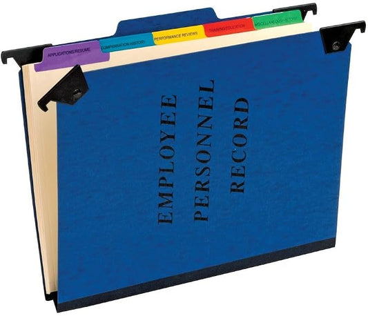 Pendaflex Employee/Personnel Folders, Blue (SER-2-BL)