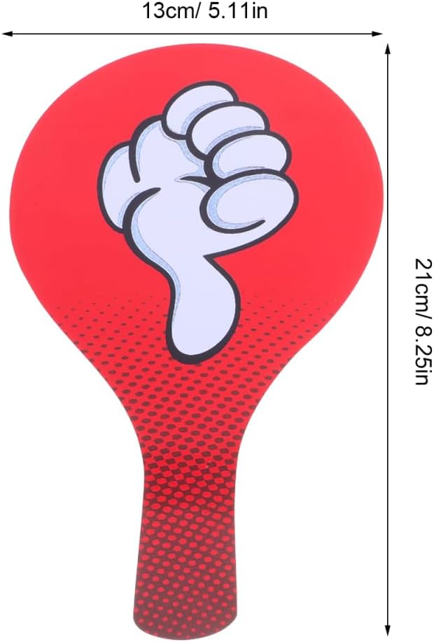 ibasenice Thumbs up Thumb Down Paddles 2-Pack Classroom Voting Paddle Signs for Teacher Student Interaction PVC 8.27X5.12 Inches School Supplies