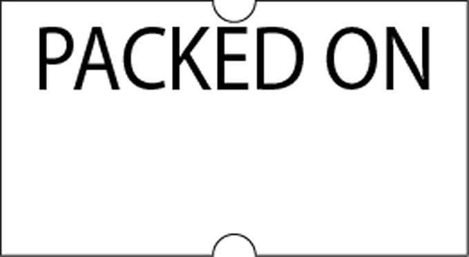 MoTEX 5500 Pricing Sticker Labels (Packed ON) with Ink Roller - Required Date Labelling and Expiration Labels for Products and Perishable Goods