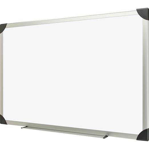 Lorell Dry-Erase Board, 3 by 2-Feet, Aluminum/White