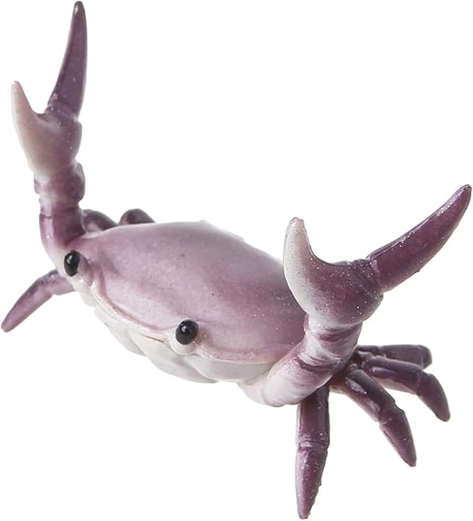 Crab Pen Holder,Cute Storage Rack Creative Desk Pen Stand Weightlifting Crabs Pen Rack Office Home Desktop Decoration Stationery Gift,Pencil Holders Desk Supplies Holders and Dispensers (Purple)
