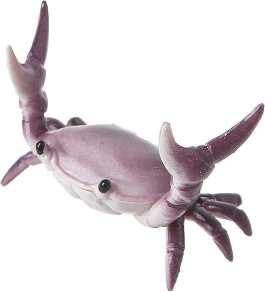 Crab Pen Holder,Cute Storage Rack Creative Desk Pen Stand Weightlifting Crabs Pen Rack Office Home Desktop Decoration Stationery Gift,Pencil Holders Desk Supplies Holders and Dispensers (Purple)