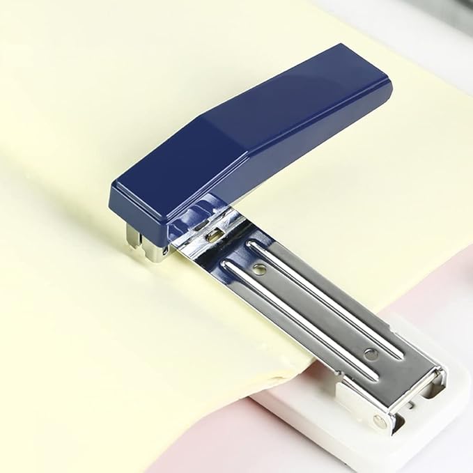 KUYWLMKMZZ Desk Stapler Rotatable Stapler Desktop Stapler Document Corrector Practical Office Tool Suitable for Office Document Binding and Finishing School Supplies (Color : A)