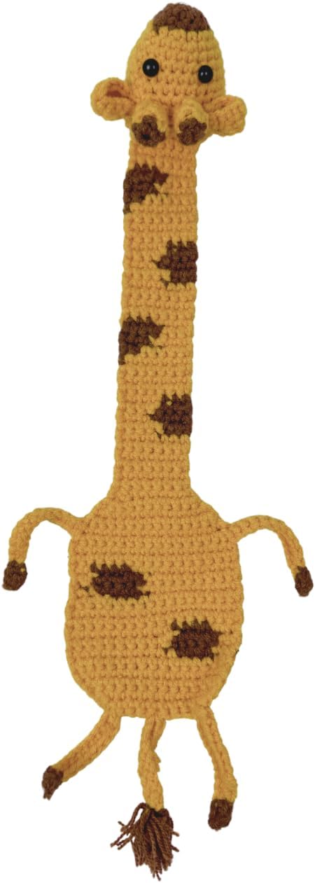 ‌Sunoutdeeal 3D Hand-Crochet Animal Bookmarks Featuring Charming Personalized Designs, These Adorable Bookmarks Make Quirky Reading Companions.Gifts for Book Enthusiasts,Birthday,Book Club Members(cl)