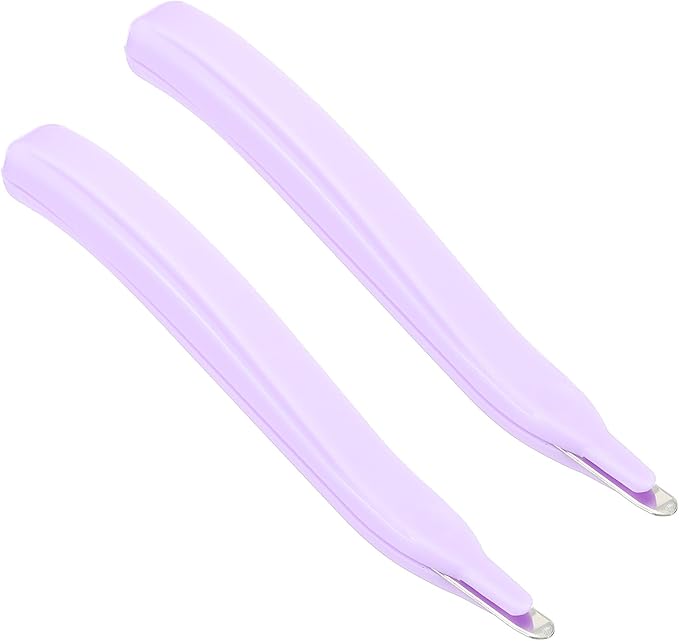 PATIKIL Staple Remover, 2 Pack Magnetic Staple Puller Desktop Removal Tool Cutting Tool for Office Home, Purple