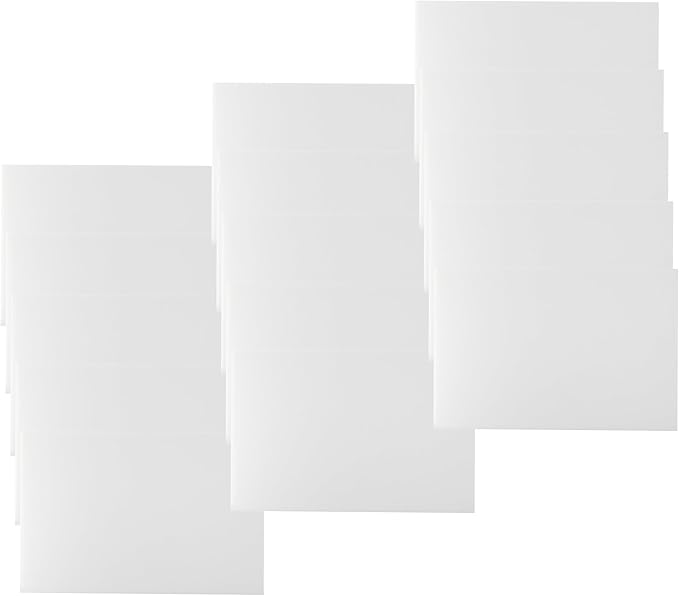 Creatology 20" x 30" White Plastic Corrugated Board, 15 Pack