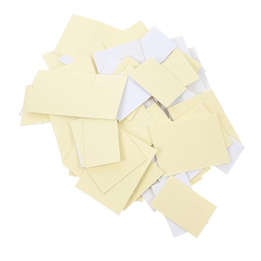 100pcs Heavy Duty Double Sided Tape Waterproof Adhesive Squares for Walls Mirrors Hangers Strong Adhesive Stickers