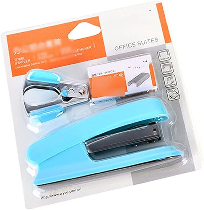 Liudan Stapler Desktop Stapler, the Office Desktop Staplers have 20 Sheet Capacities, Easy Ergonomic Stapler for Desk to Load Office Stapler