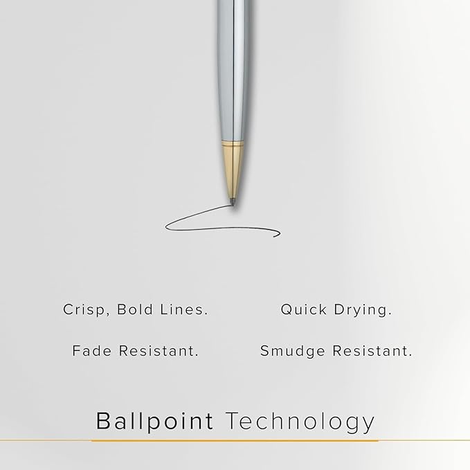 Cross Ballpoint Pen Refill - Blue - Broad - 2-Pack - Refill for Consistent Ink Flow - Quick-Drying &
