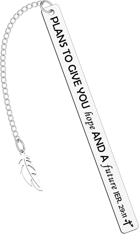 Bible Bookmark Christian Metal Bookmarks Religious and Spiritual Gifts for Women and Men Inspirational Gifts for Christian Church Supply Book Lovers
