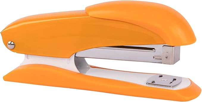 Idena 11549 Stapler 13 cm with 50 Staples 24/6 Orange for 20 Sheets