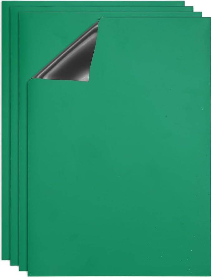 PATIKIL Dry Erase Board, A4 4 Pack Magnets Whiteboard Fridge Calendar to Do List Magnetic Board Office Supplies for Home Kitchen Refrigerator Desk Wall, Green