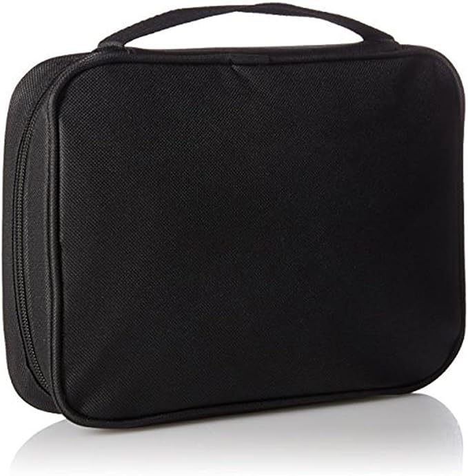 Armor of God Bible Cover & Book Cover | Oxford Cloth with Handle & Cross Emblem Zipper-Pull | 4 Pen Loops Inside Cover | Outside Pocket | Black & Lavender | Large & XL