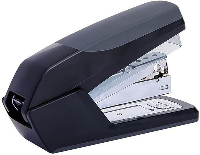KUYWLMKMZZ Desk Stapler Desk Staplers Binding Machine Can 20 Sheets Capacity Staplers for Desk Easy and Labor-Saving Binding Machine Office Supplies Gifts School Supplies (Color : Black)