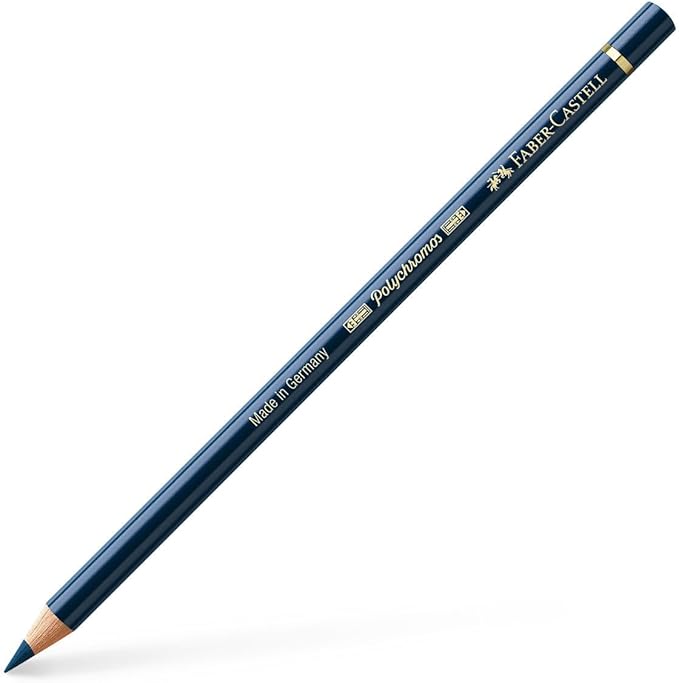 Faber-Castell Polychromos Artists' Single Pencil - Colour 157 Dark Indigo